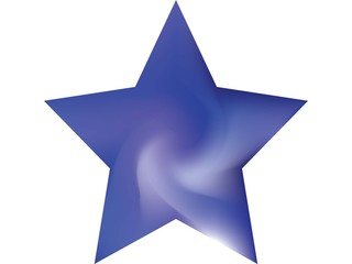 Smooth background in the form of pentagram.