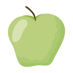 apple fresh fruit isolated icon