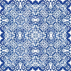 Traditional ornate portuguese azulejo.