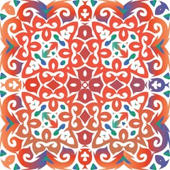Obraz premium Ornamental talavera mexico tiles decor.