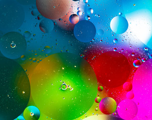 abstract wallpaper from colored circles