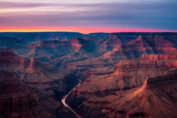 Fototapeta na wymiar Sunset Grand Canyon