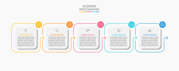 Business data visualization. timeline infographic icons designed for abstract background template milestone element modern diagram process technology digital marketing data presentation chart Vector