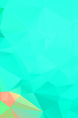 Abstract blue vivid triangle geometrical background, vector Illustration