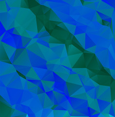 Obraz premium Abstract multicolor emerald green background. Vector polygonal design illustrator