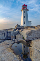 Peggy's Point lighthouse portrait