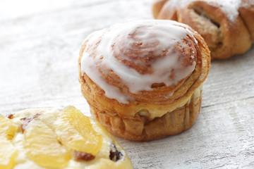 菓子パンのクローズアップのイメージ写真