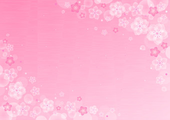 Background image of "Peach blossom" illustration