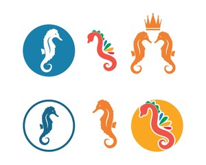 seahorse vector icon illustration design