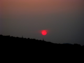 Sol rojo