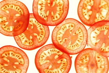 Tomato slices backround