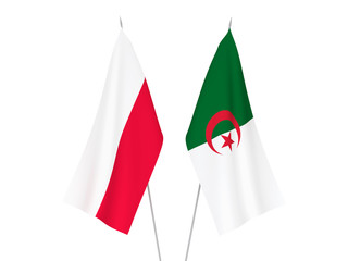 Algeria and Poland flags
