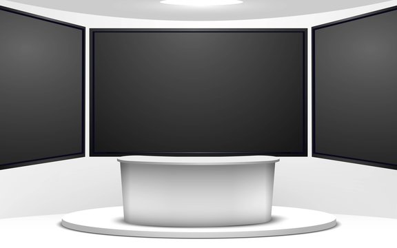 11 448 Best News Studio Desk Images Stock Photos Vectors Adobe Stock