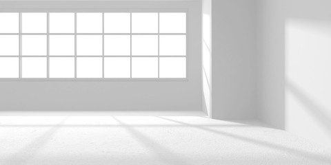 Futuristic White Architecture Design Background