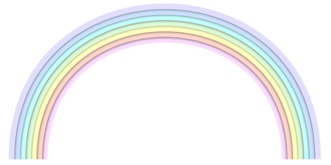 虹　カラフル　自然　アイコン