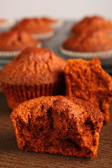 Chocolate Muffin. Freshly Baked.