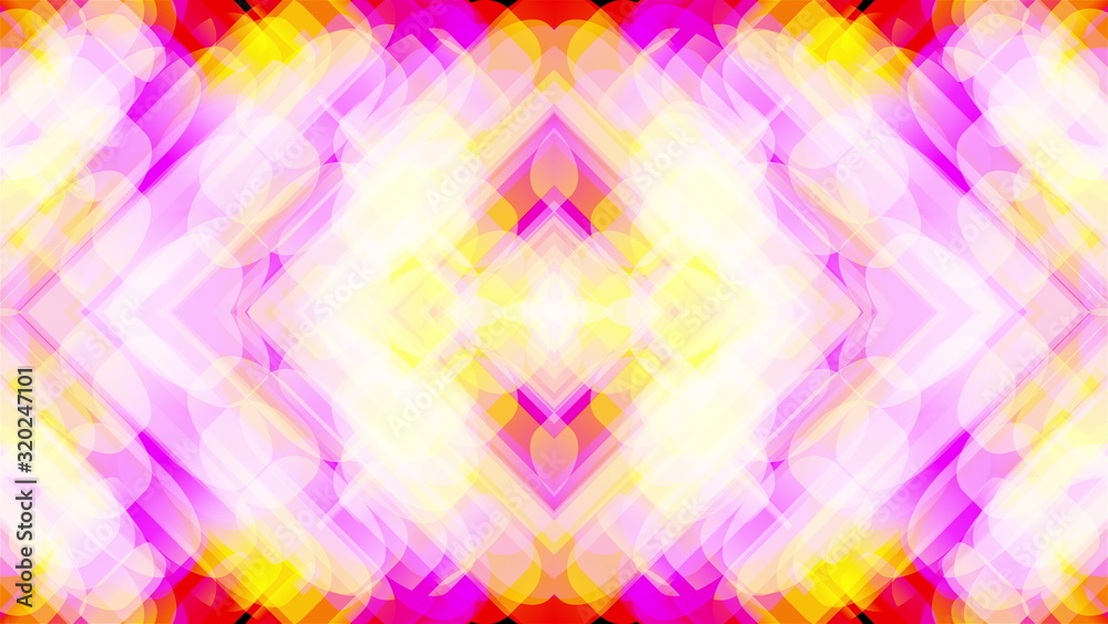 Poster digital background from color brush strokes and shapes. computer generated 3d render.