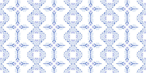 Geometric mosaic on the tile. Ethnic pattern. Seamless ehnic carpet African pattern. Aztec style.