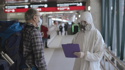 Prevention of transmission 2019 Novel Coronavirus 2019-nCoV. Screening passengers, travellers for Chinese virus symptoms. Temperature checkpoints in International airports. People may be infected