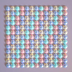 Beautiful, cheerful pattern background. 3d illustration, 3d rendering.