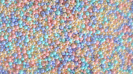 Beautiful, cheerful pattern background. 3d illustration, 3d rendering.