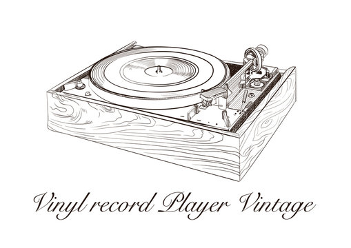 2 281 Best Turntable Drawing Images Stock Photos Vectors Adobe Stock