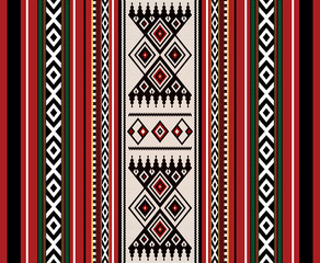 Beautiful Sadu Texture Background Red Rug Vintage Pattern - obrazy, fototapety, plakaty