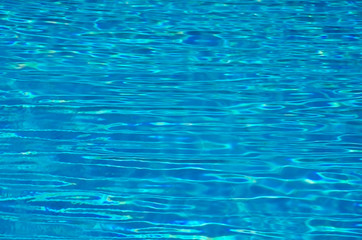 swimming pool with sunny reflections