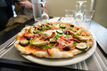 Pizza Traditionnelle courgette