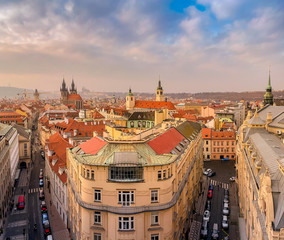Obraz premium Prague from above