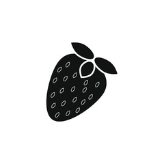 vector icon, delicious strawberry fruit