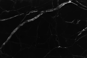 Black and white marble stone texture background