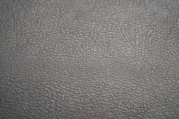 Closeup shot of full garin dark brow full grain leather