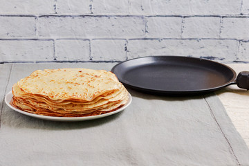 traditional pancakes for the spring carnival