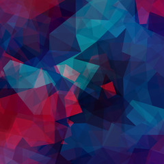 Abstract geometric pattern, Pink, blue, purple triangles background. Vector illustration eps 10.