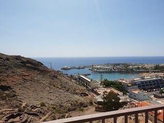 Fototapeta na wymiar Blick auf Puerto de Mogán - Gran Canaria