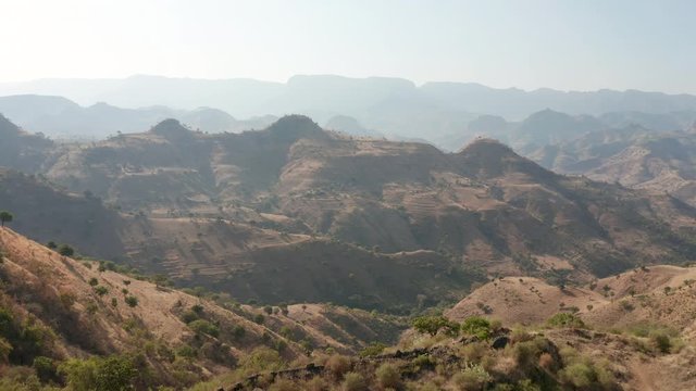 AS Curvy roads near Simien National Park, Ethiopia