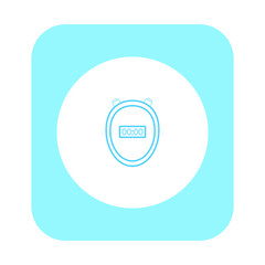 vector icon, sports digital stopwatch