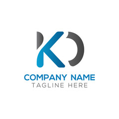 Initial Alphabet KD Logo Design vector Template. Linked Letter KD Logo Vector