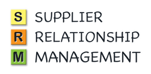 SRM initials in colored 3d cubes with meaning