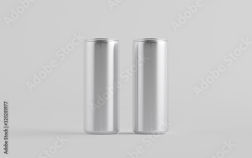 Download 8 Oz 250ml Aluminium Soda Energy Drink Seltzer Iced Coffee Can Mockup Two Cans 3d Illustration Wall Mural Mokkup