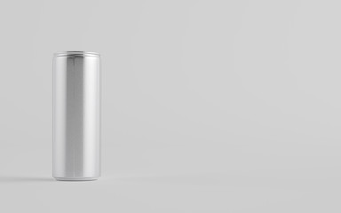 8 oz. / 250ml Aluminium Soda / Energy Drink / Seltzer / Iced Coffee Can Mockup - One Can.  3D Illustration