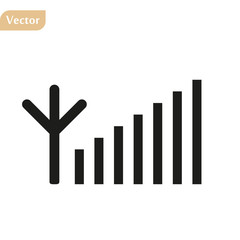 radio antenna icon. flat illustration of radio antenna vector icon on white background
