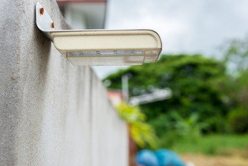 Solar Lighting, Photovoltaic power generation, Solar Lighting on the wall.