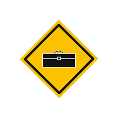 vector icon, toolbox on white background