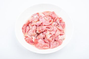 Grouper of fresh seafood grouper on white background