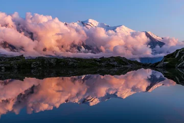 Crédence de cuisine en verre imprimé Mont Blanc French Alps