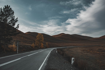 road in mountains