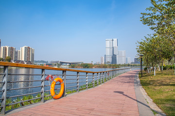 Cityscape of Nansha District, Guangzhou, China