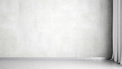 large luxury modern minimal bright interiors room mockup illustration 3D rendering